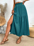 Frill Slit Skirt - Odaingerous
